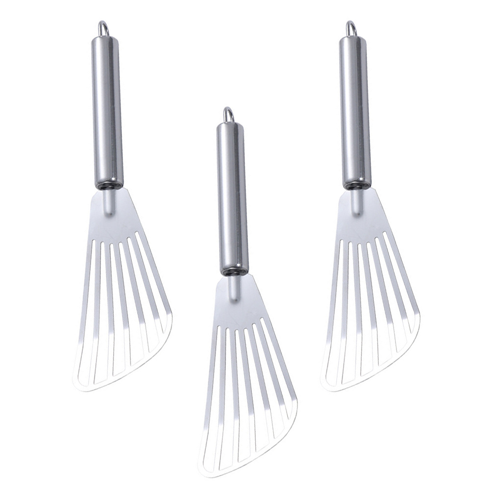 Kitchen Appliances And Utensils - Espátula de acero inoxidable para freír