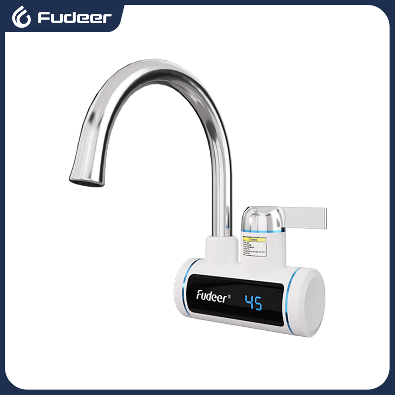 Kitchen Appliances And Utensils - Calentador de agua eléctrico Fudeer, grifo