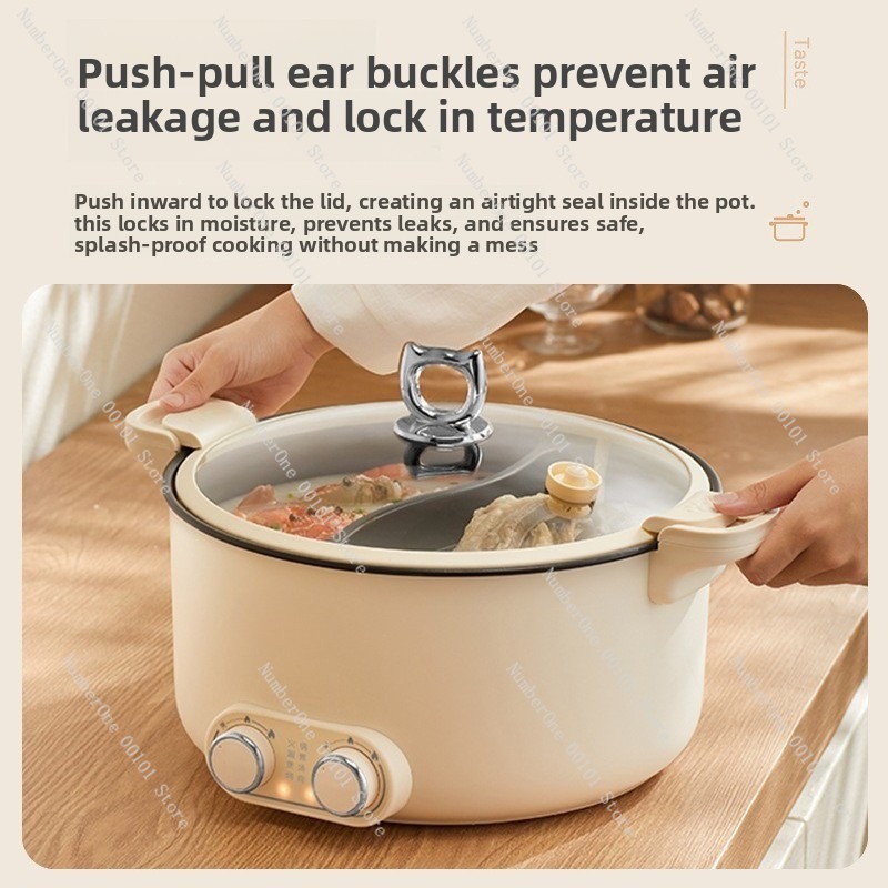 Olla Eléctrica Doble de 6L y 8 - Kitchen Appliances Large reseña y precio