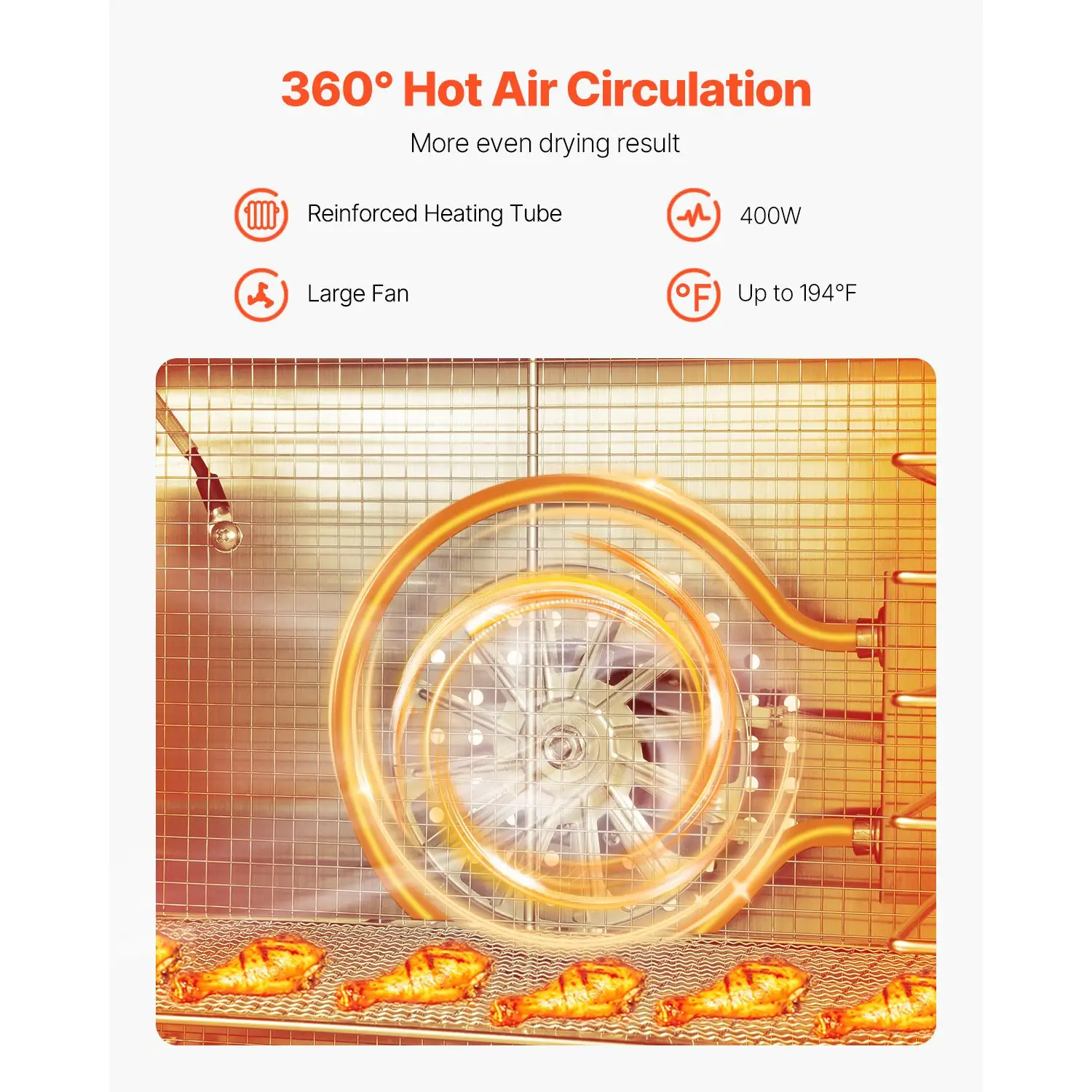 Deshidratador de Alimentos, 6  - Dehydrator Tray Electric reseña y precio