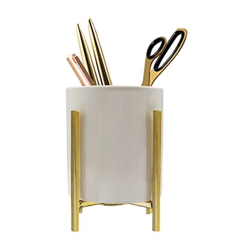 Portalápices dorado resistente - Kitchen Appliances List reseña y precio