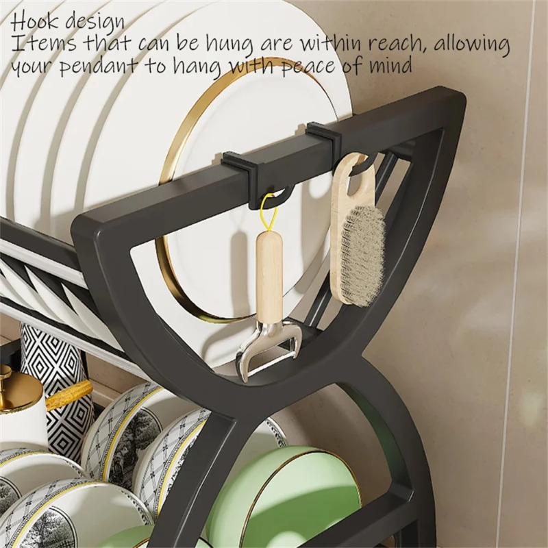Escurridor de Platos de 2 Nive - Kitchen Appliances Storage reseña y precio