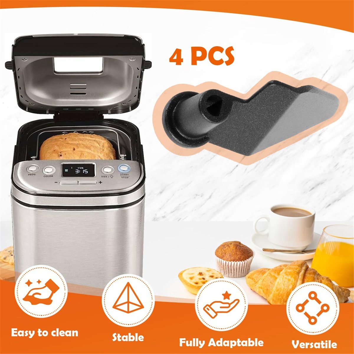 [N09RNew] 4 piezas de paletas  - Bread Maker Machine reseña y precio