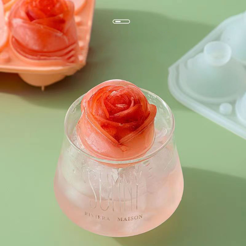 Moldes de hielo de rosas 3D, b - Kitchen Appliances And Utensils reseña y precio