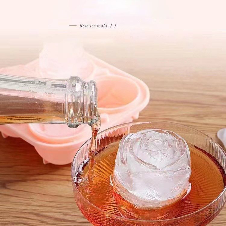 Moldes de hielo de rosas 3D, b - Kitchen Appliances And Utensils reseña y precio