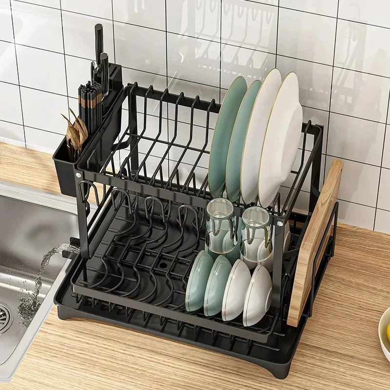 Escurridor de Platos Metálico  - Kitchen Appliances Storage reseña y precio