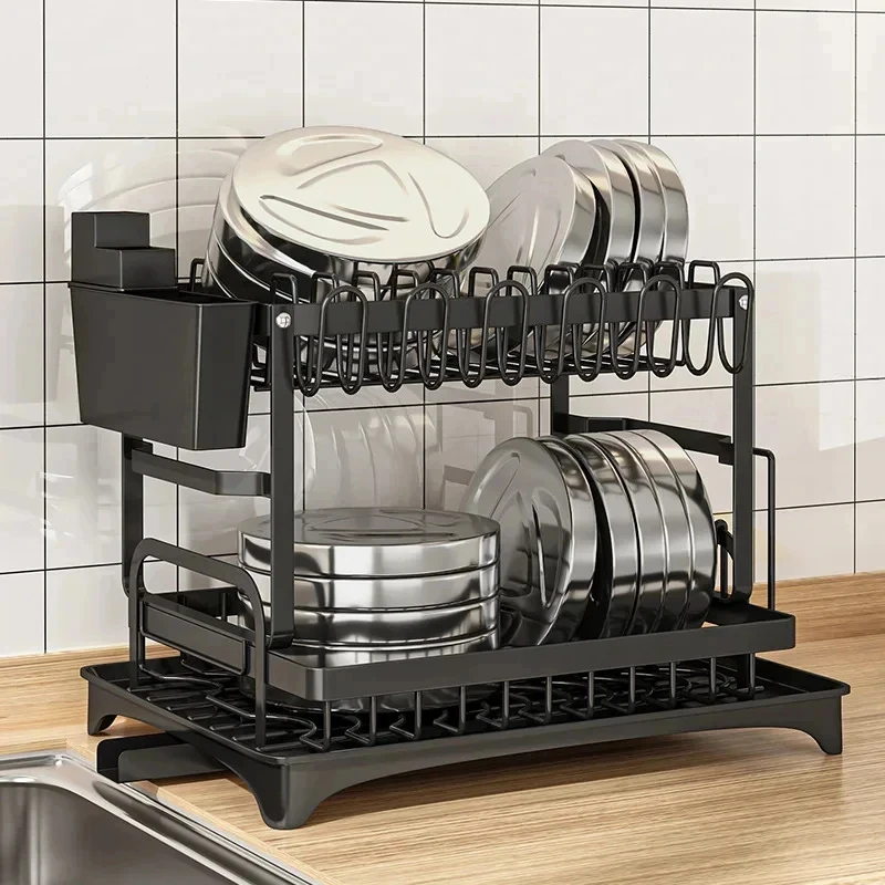 Escurridor de Platos Metálico  - Kitchen Appliances Storage reseña y precio