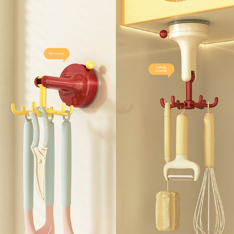 Gancho giratorio de succión pa - Kitchen Appliances Storage reseña y precio