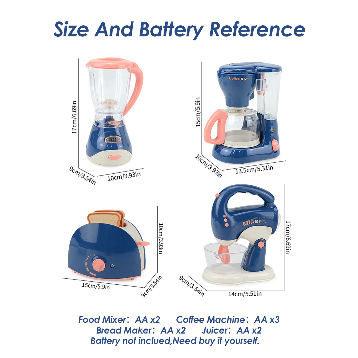 Juguete para electrodomésticos - Kitchen Appliances List reseña y precio