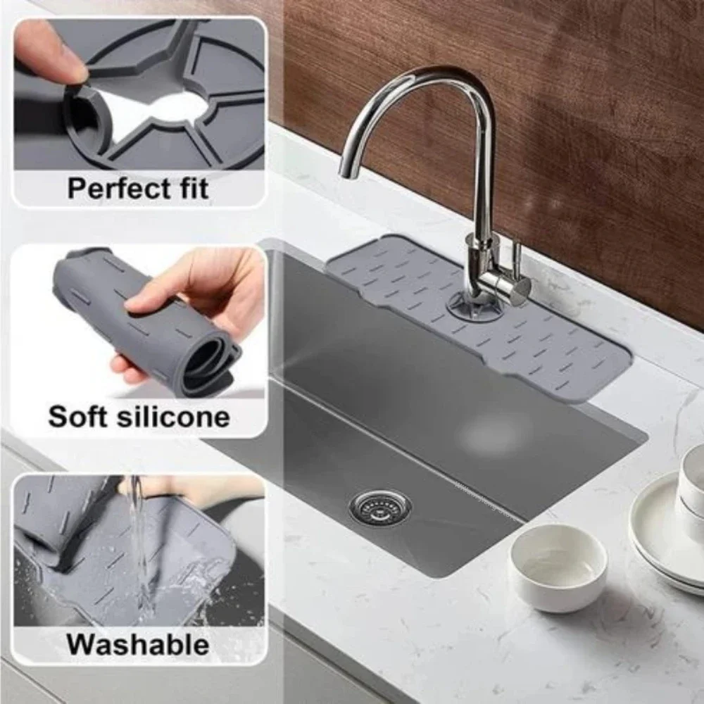 Estera de silicona para grifo  - Kitchen Appliances List reseña y precio