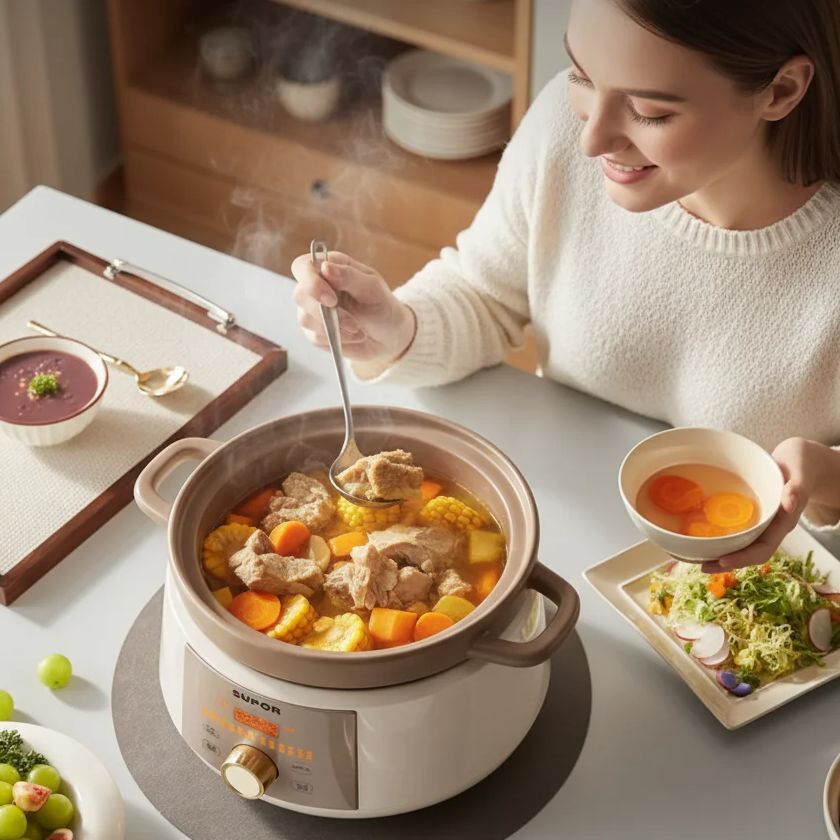 Olla de cocción lenta eléctric - Kitchen Appliances Electric reseña y precio