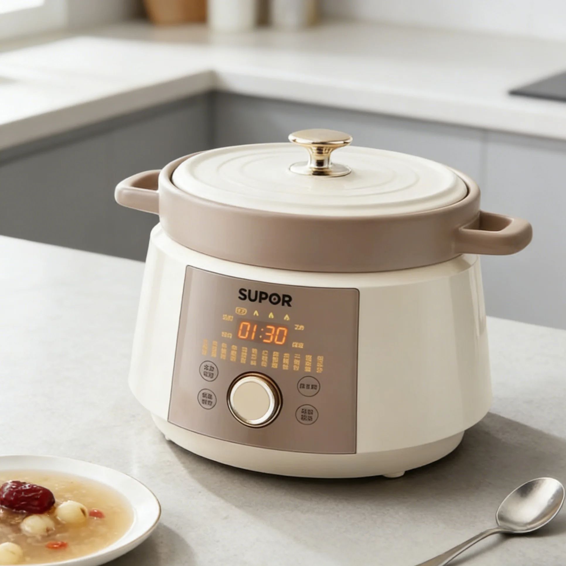 Olla de cocción lenta eléctric - Kitchen Appliances Electric reseña y precio