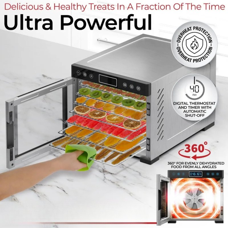 Deshidratador de Alimentos Mil - Dehydrator Tray Electric reseña y precio